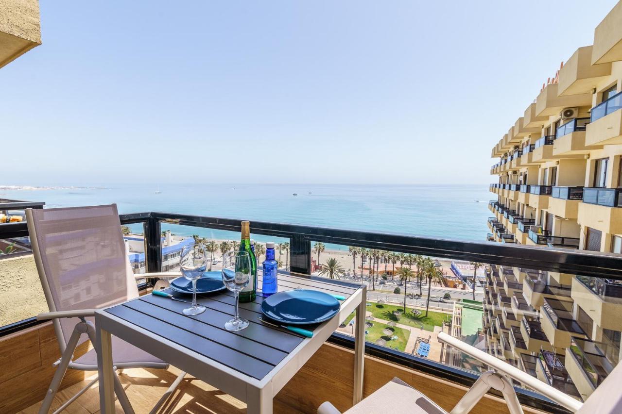 Amazing Views Beachfront Apartment With Swimming Pool Бенальмадена Екстер'єр фото